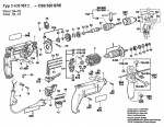 Bosch 0 603 167 203 Csb 550 Sre Percussion Drill 230 V / Eu Spare Parts